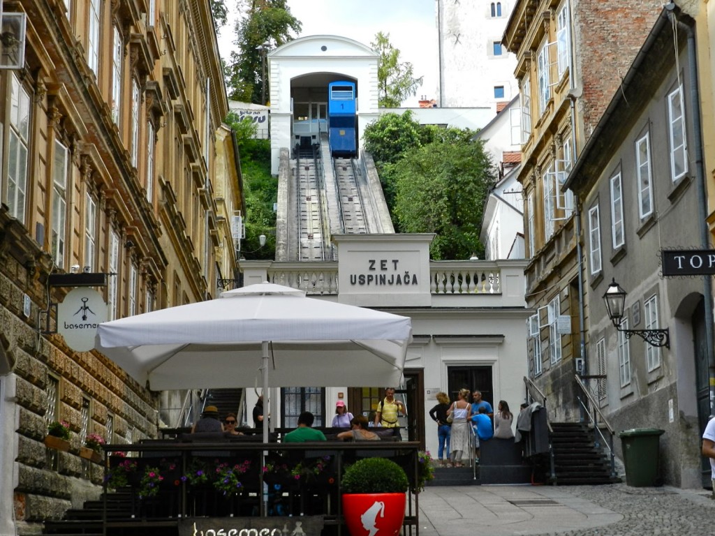 Estação do funicular na Cidade Baixa