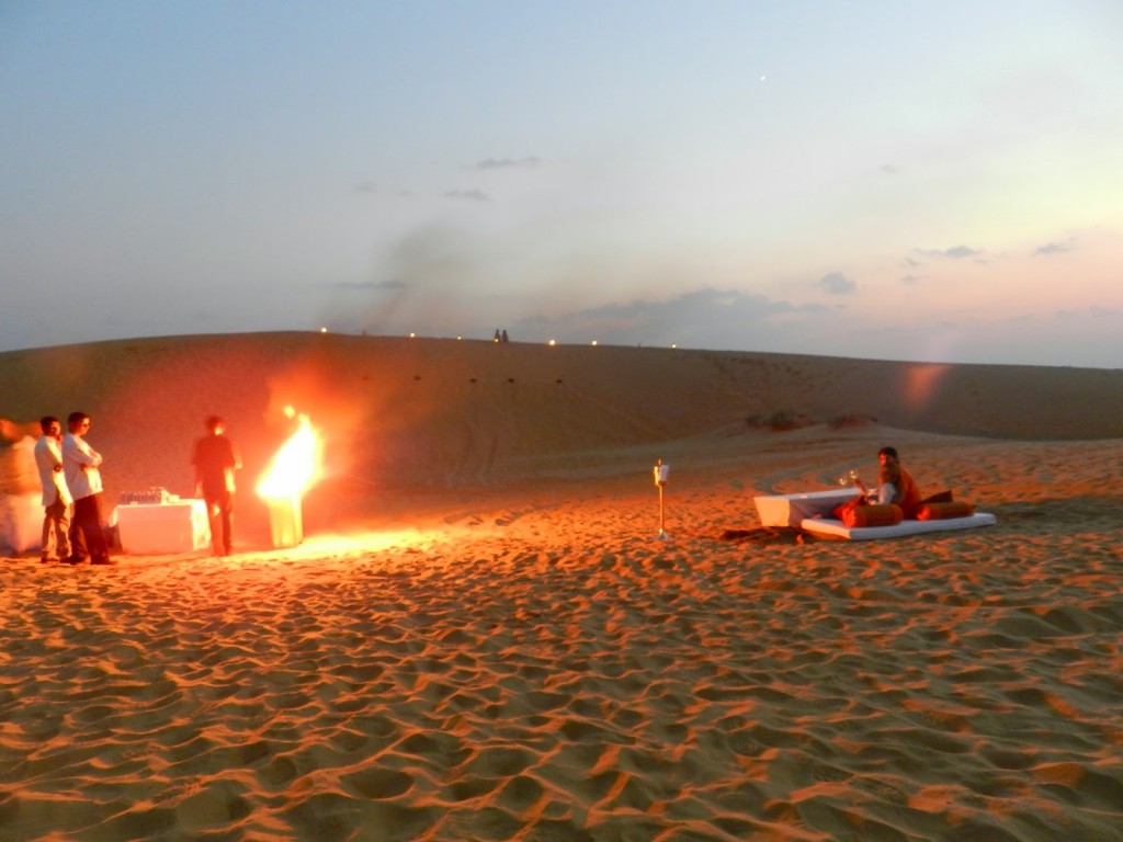 26 dinner on the dunes thar desert suryagarh hotel jaisalmer rajastao india