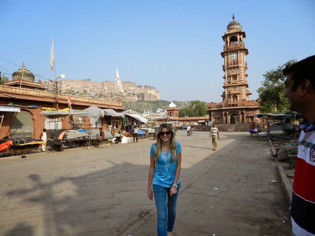 31 old city clock tower Jodhpur blue city rajasthan india