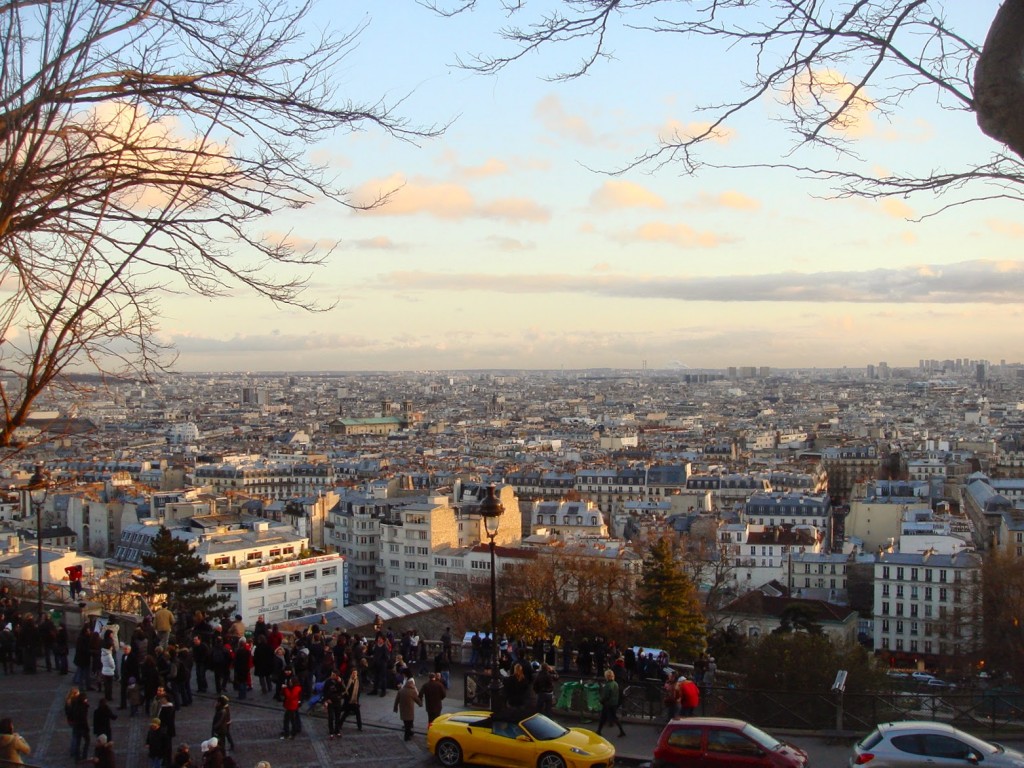 Vista lá de cima do Butte de Montmartre. Paris, sua linda!!!