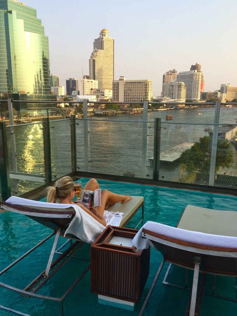 05 Millennium Hilton Hotel Bangkok riverside rio Chao Phraya River - dicas de viagem Tailandia - onde ficar piscina pool