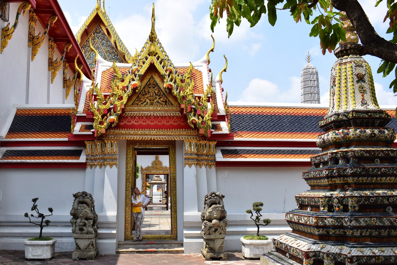 lua de mel mes a mes - templo wat po Bangkok - Tailandia