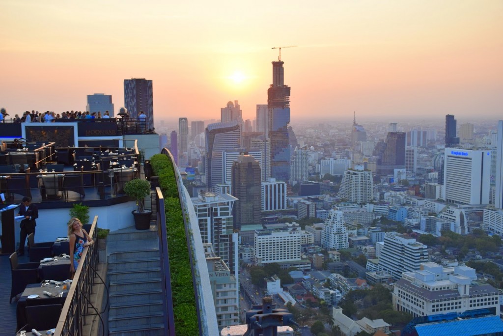 24 VERTIGO and MOON bar rooftop restaurant Banyan Tree Hotel - dicas de viagem Bangkok Tailandia