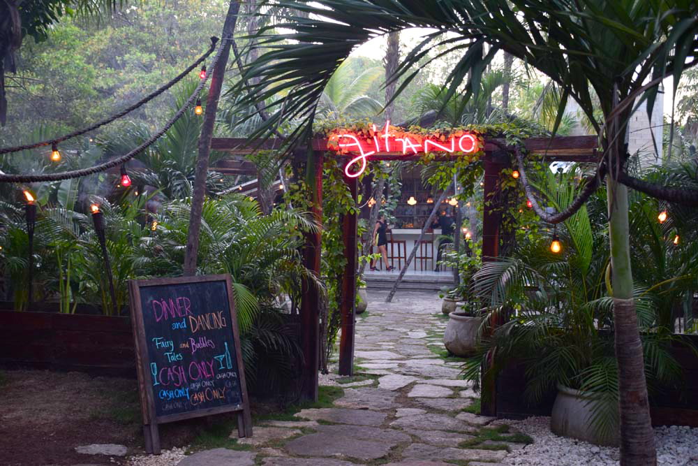 gitano bar and restaurant tulum mexico