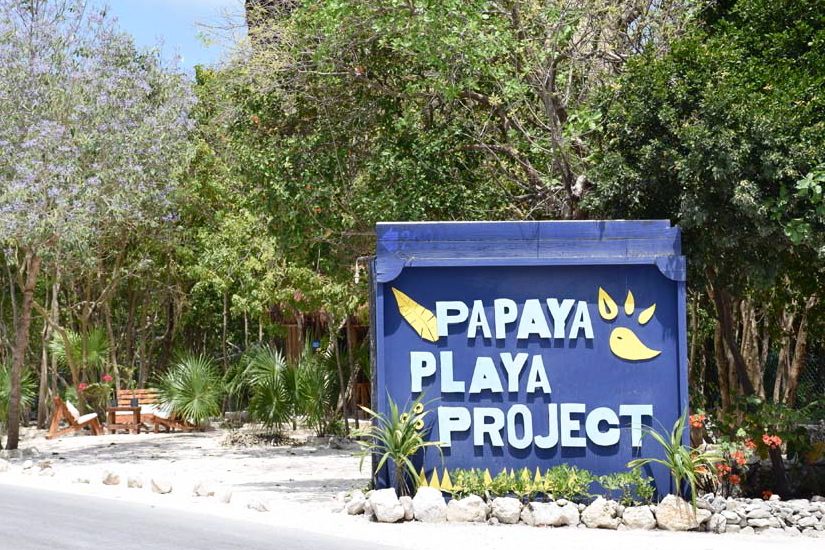 Entrada do Papaya Playa Project Hotel & Beach Club
