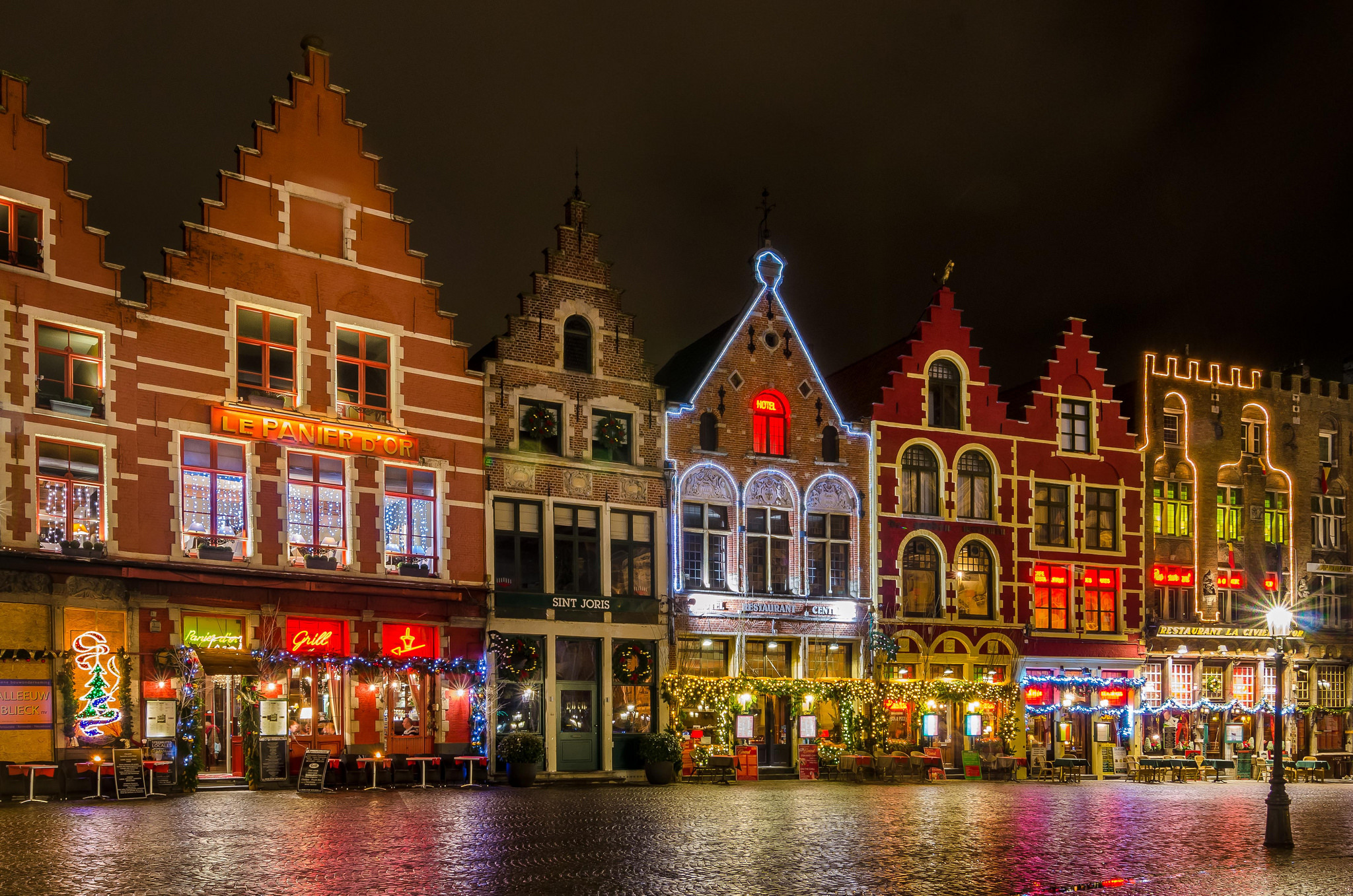 Bruges a noite :) | foto: goodfon.su