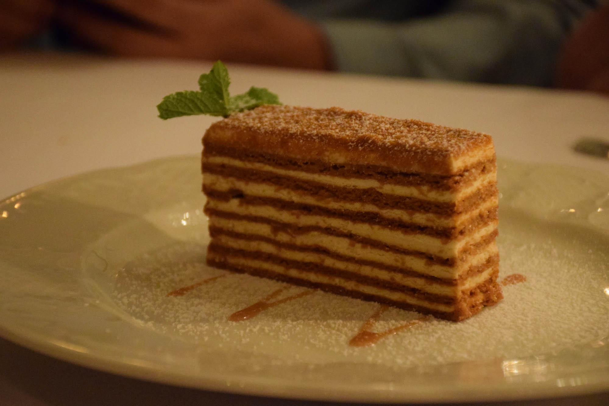TZAR Restaurant st petersburg russia where to eat medovik layer honey cake 