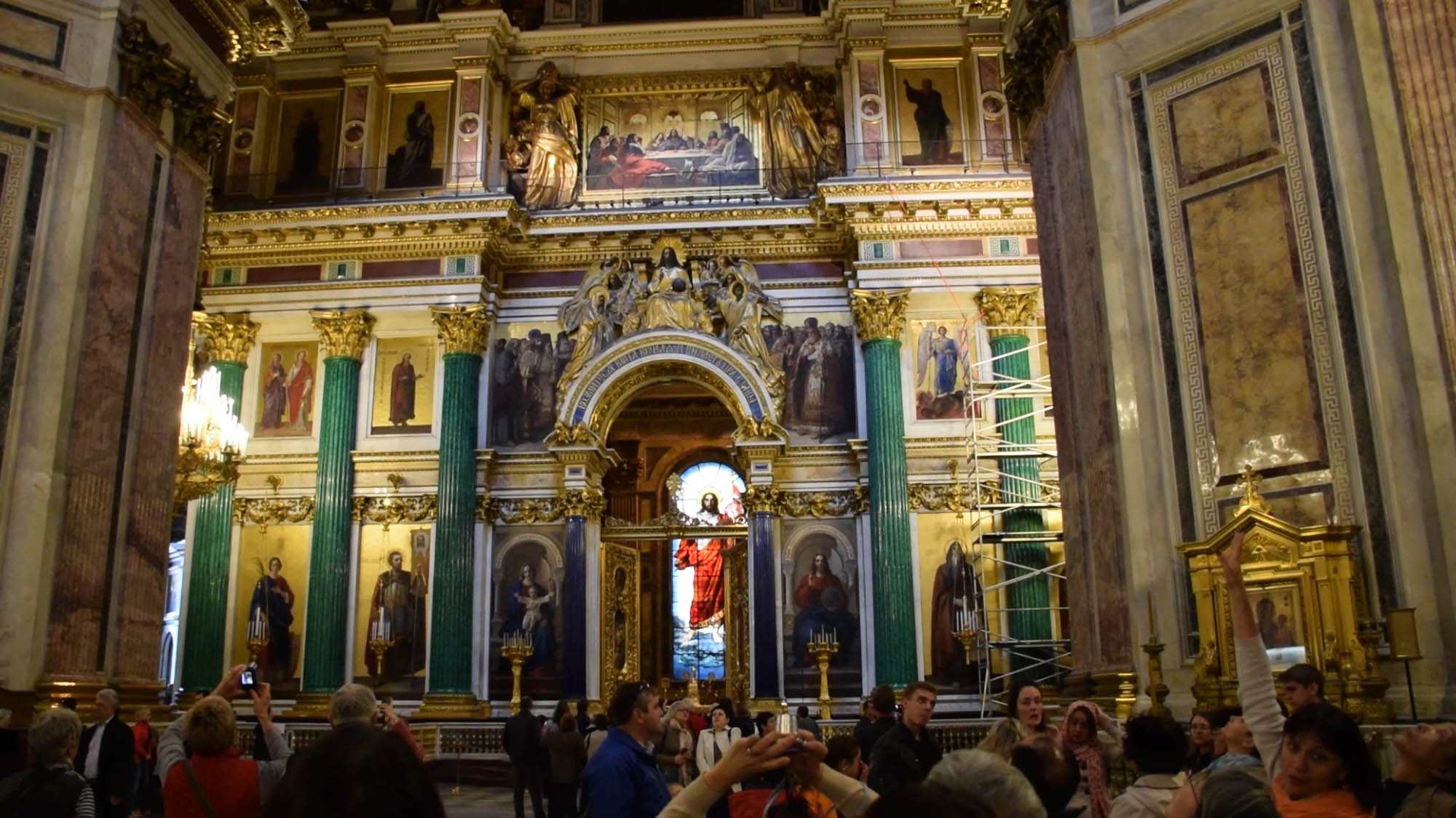 Interior da Catedral de São Isaac, São Petersburgo