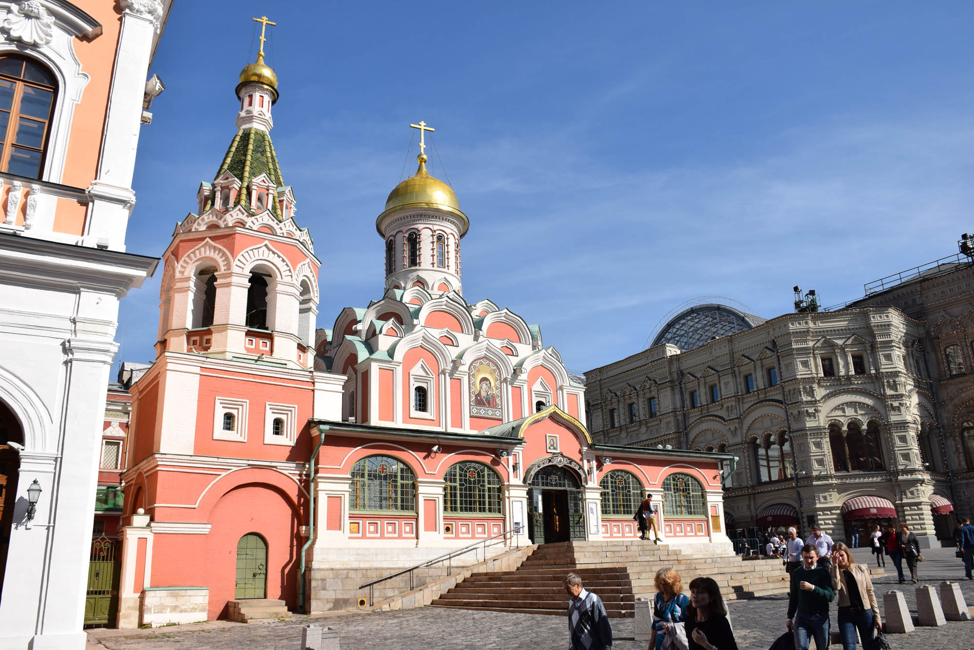 viagem para a Rússia - Catedral de Kazan praca vermelha moscou 