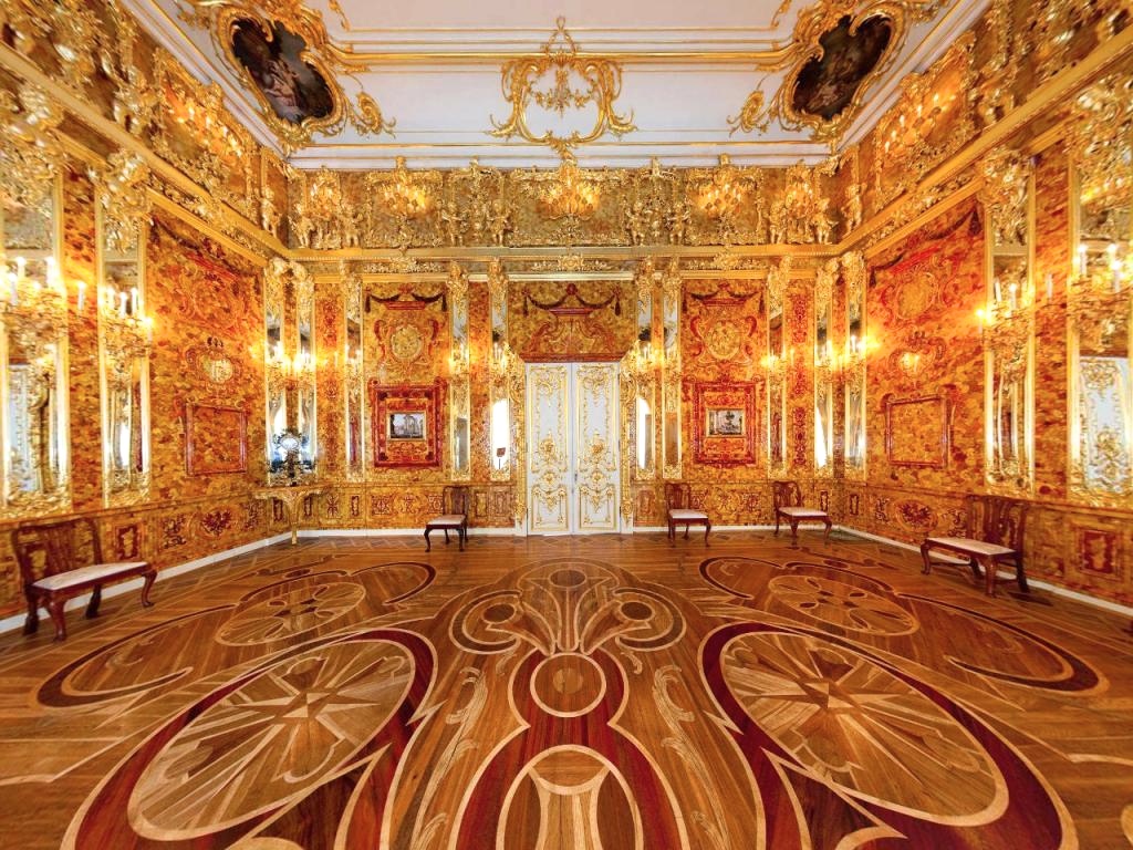 amber room catherine palace st petersburg russia 01