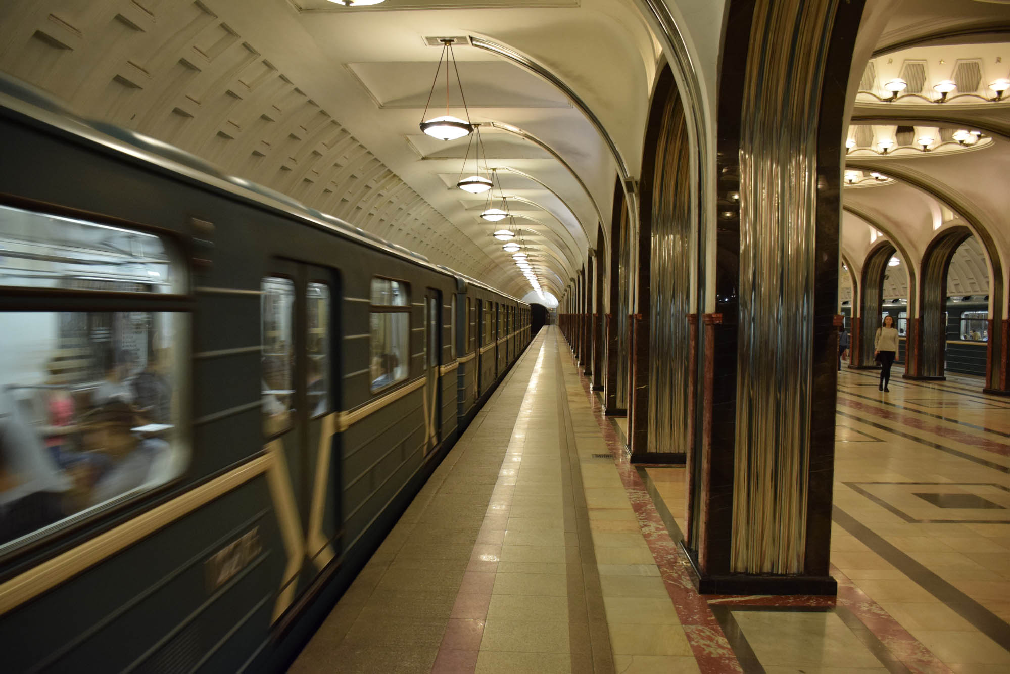 Estação de metrô Mayakovskaya - moscou