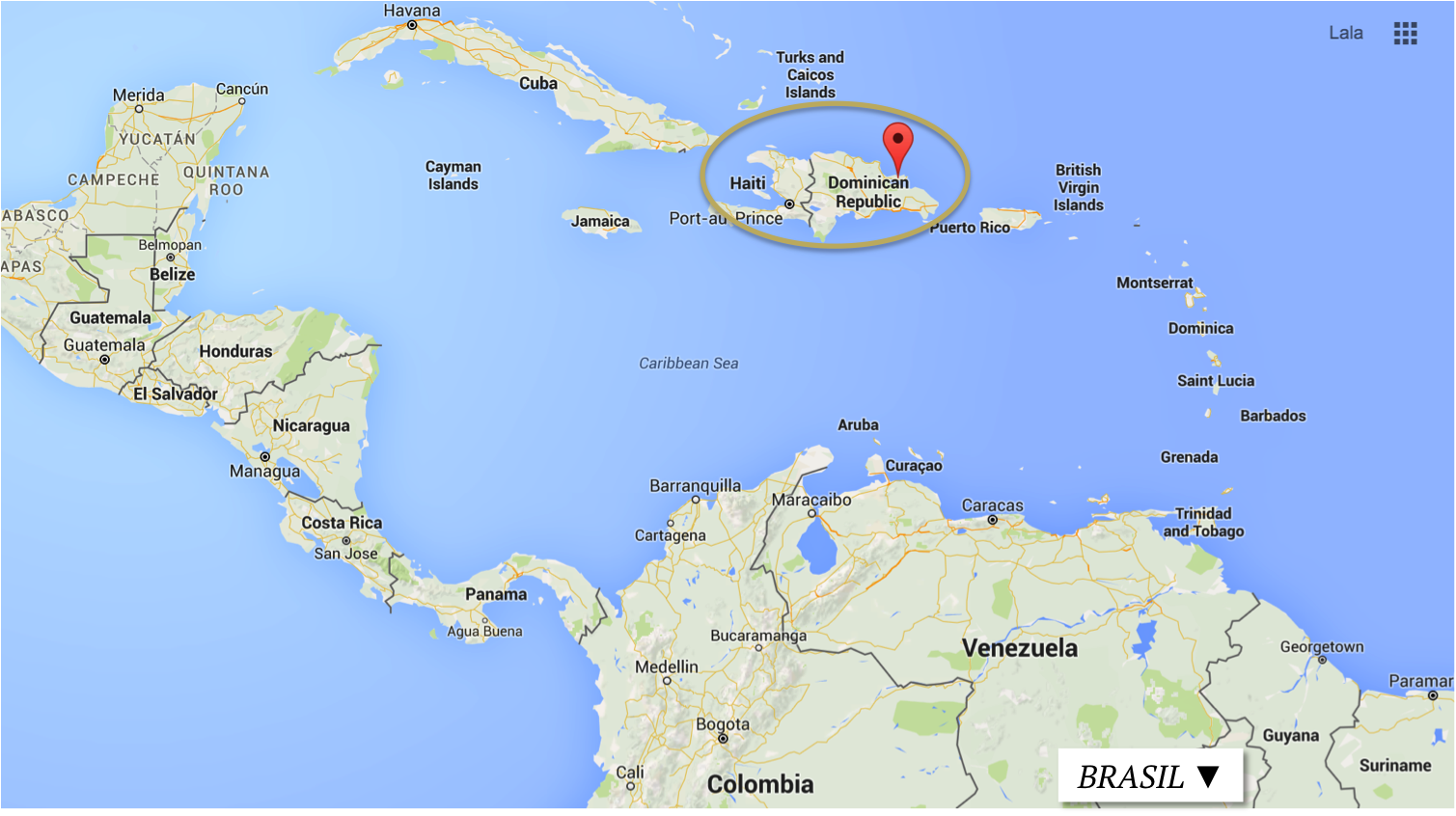 REPUBLICA DOMINICANA MAPA ONDE FICA