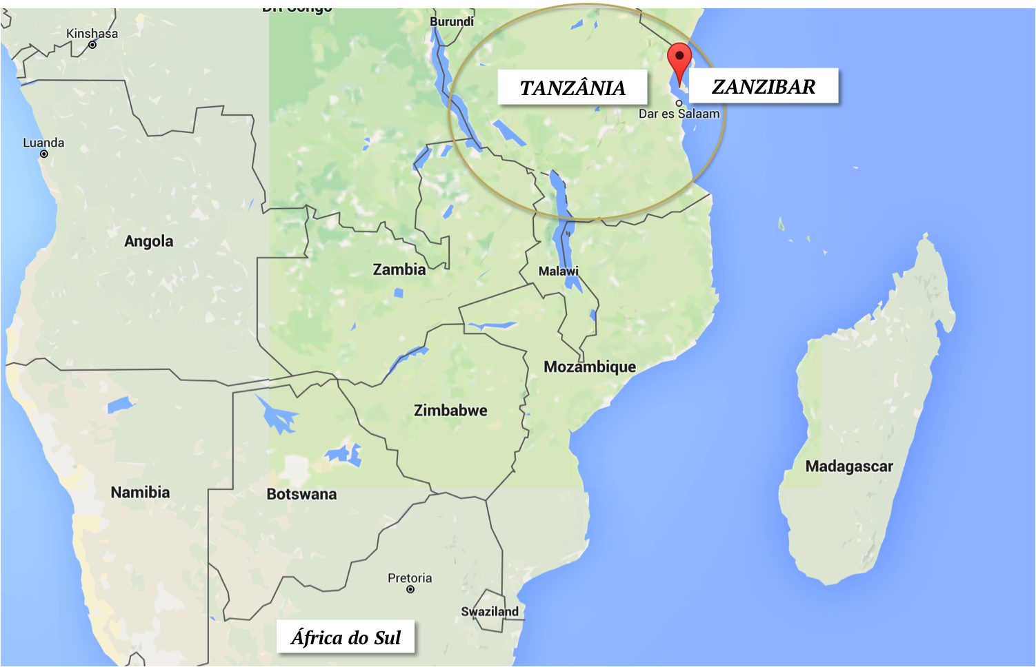 dicas de zanzibar onde fica localizacao tanzania africa do sul