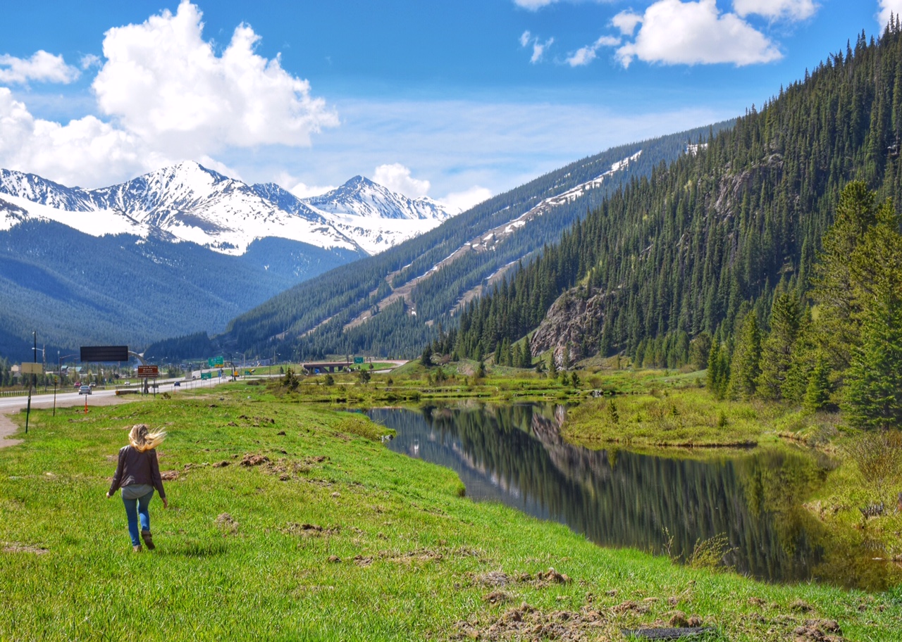 A caminho de Vail, no Colorado - Estados Unidos