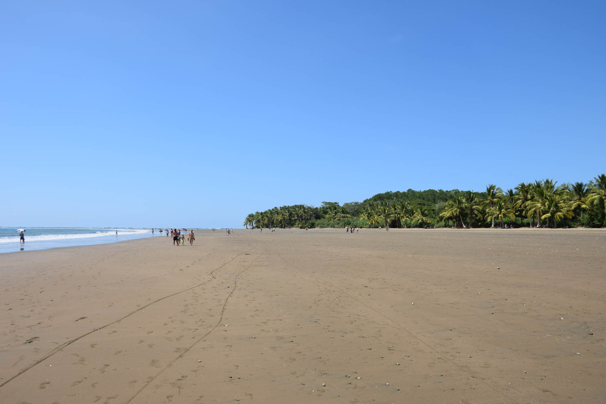 Playa Uvita, Costa Rica - looongo caminho para chegar na Cola de la Ballena