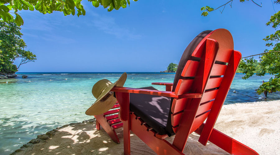 Nada mal essa praia do Geejam Hotel, né? | Port Antonio - Jamaica