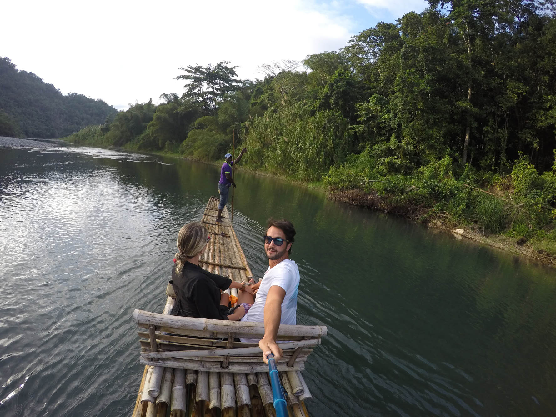 Port Antonio Jamaica - bamboo rafting rio grande