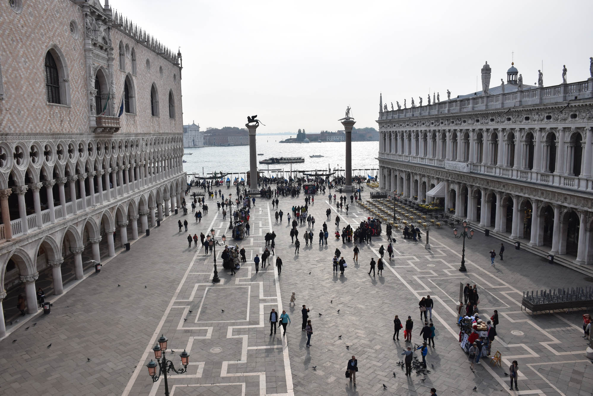 Palazzo Ducale visto do terraço da Basílica di San Marco
