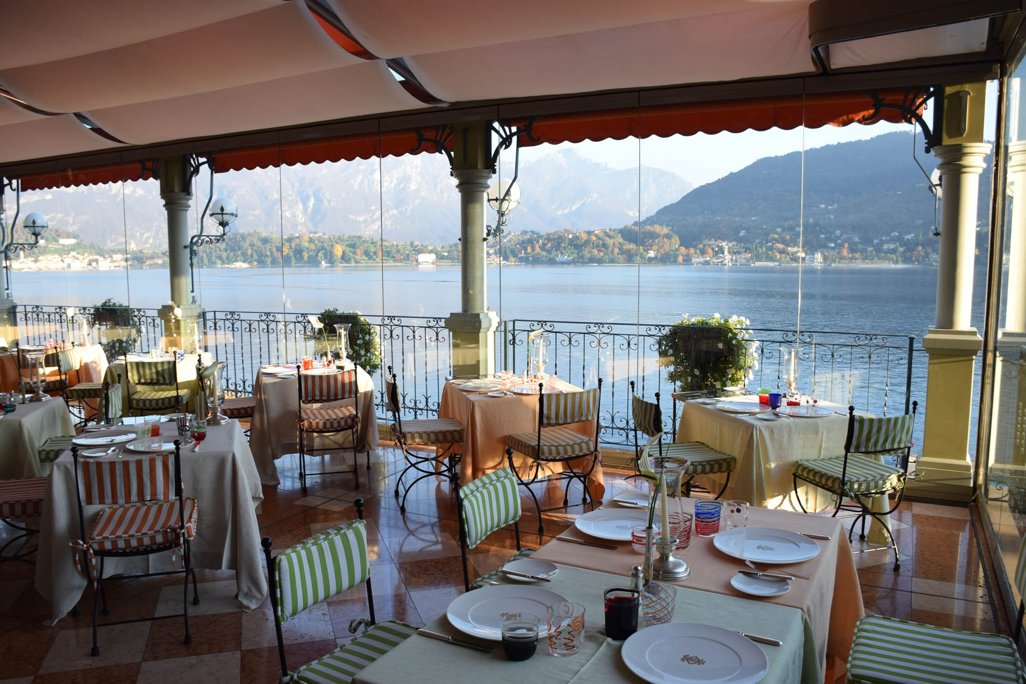 Ristorante La Terraza do Grand Hotel Tremezzo - Lago di Como - Itália