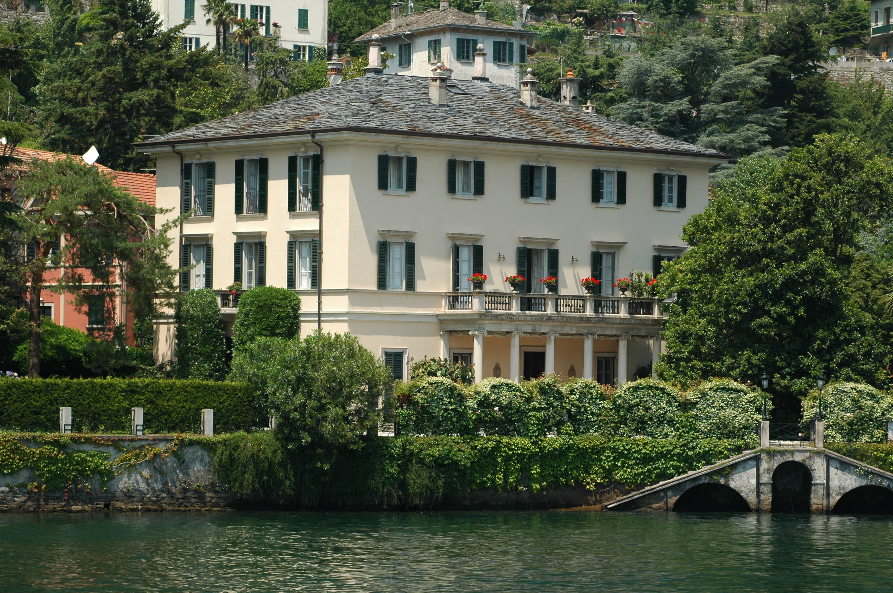 Villa Oleandra - a casa de George Clooney em Laglio, no Lago di Como, Itália