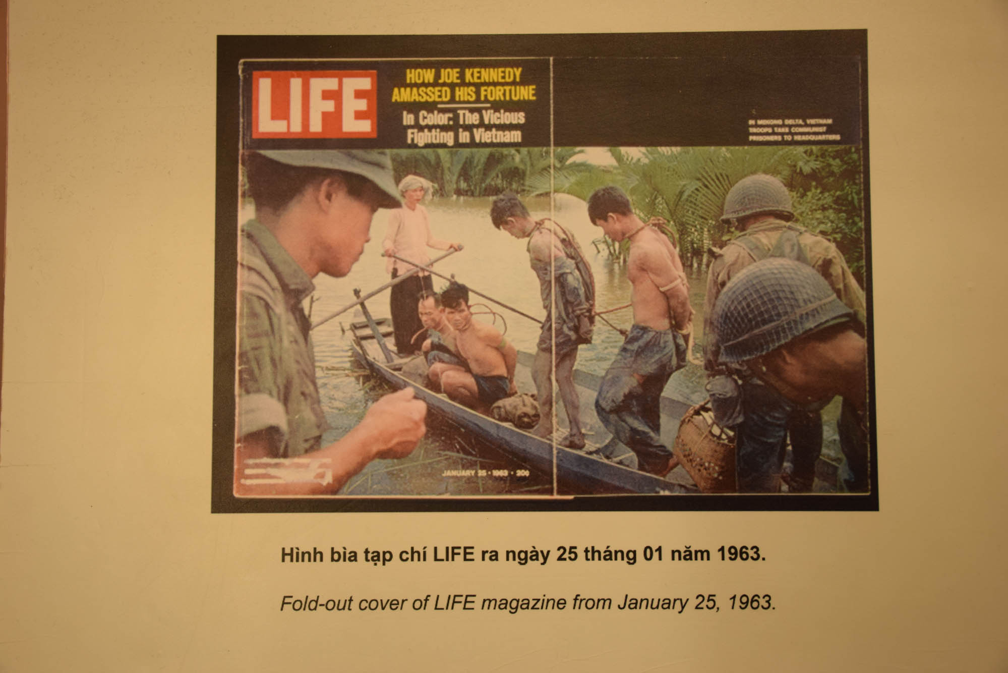 Fotos da guerra no Museu das Reminiscências da Guerra em Ho Chi Minh
