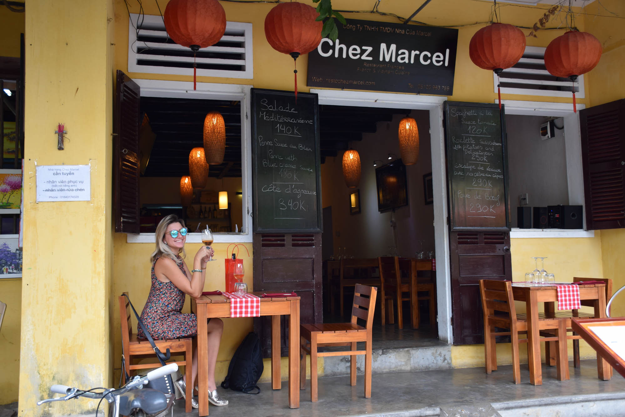 Restaurante Chez Marcel, em Hoi An