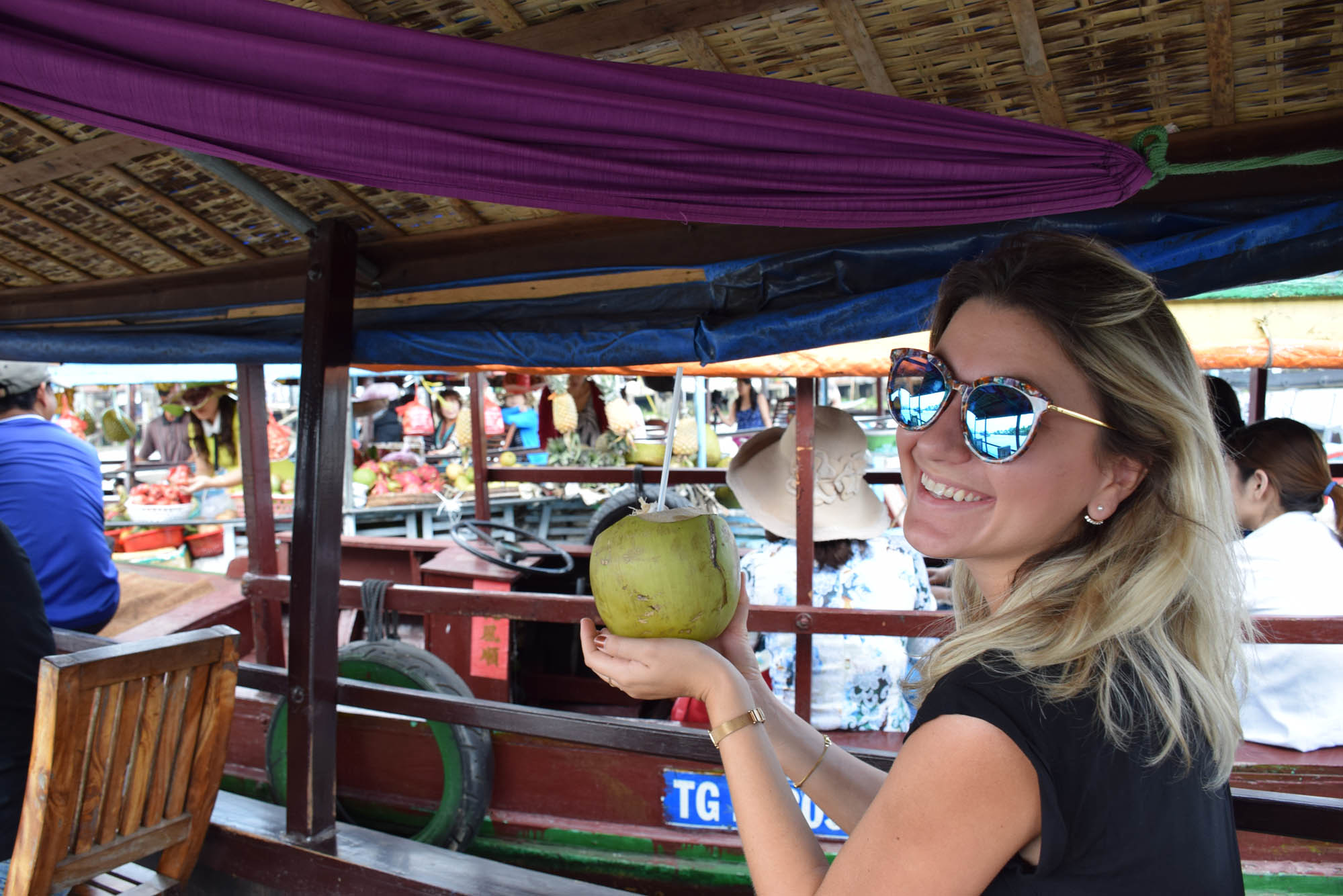 Floating Market em Cai Be, Delta do Rio Mekong
