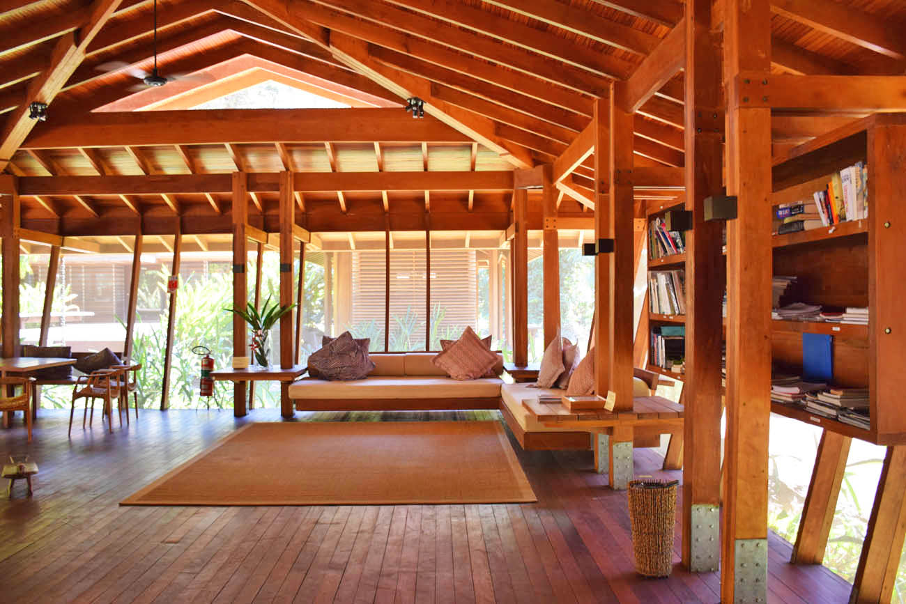 Sala de Leitura - Cristalino Lodge - Floresta Amazônica
