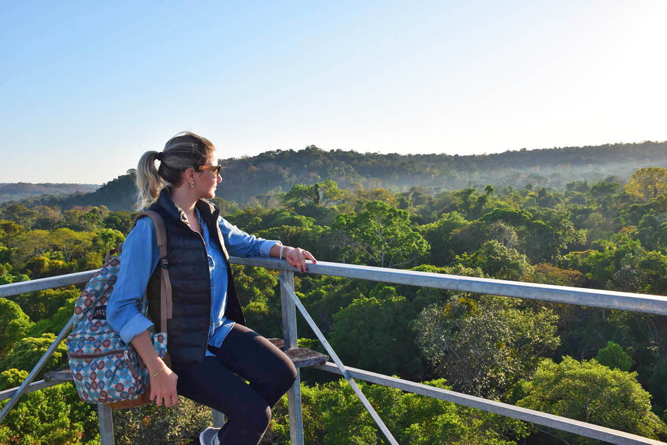 Incrível ver a Floresta Amazônica DE CIMA, a 50m do chão! | Torre 2 do Cristalino Lodge