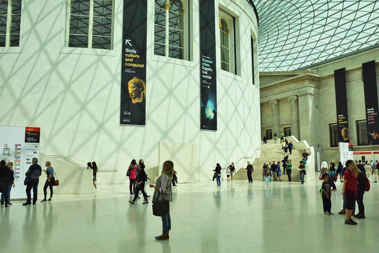 Interior do British Museum - Londres