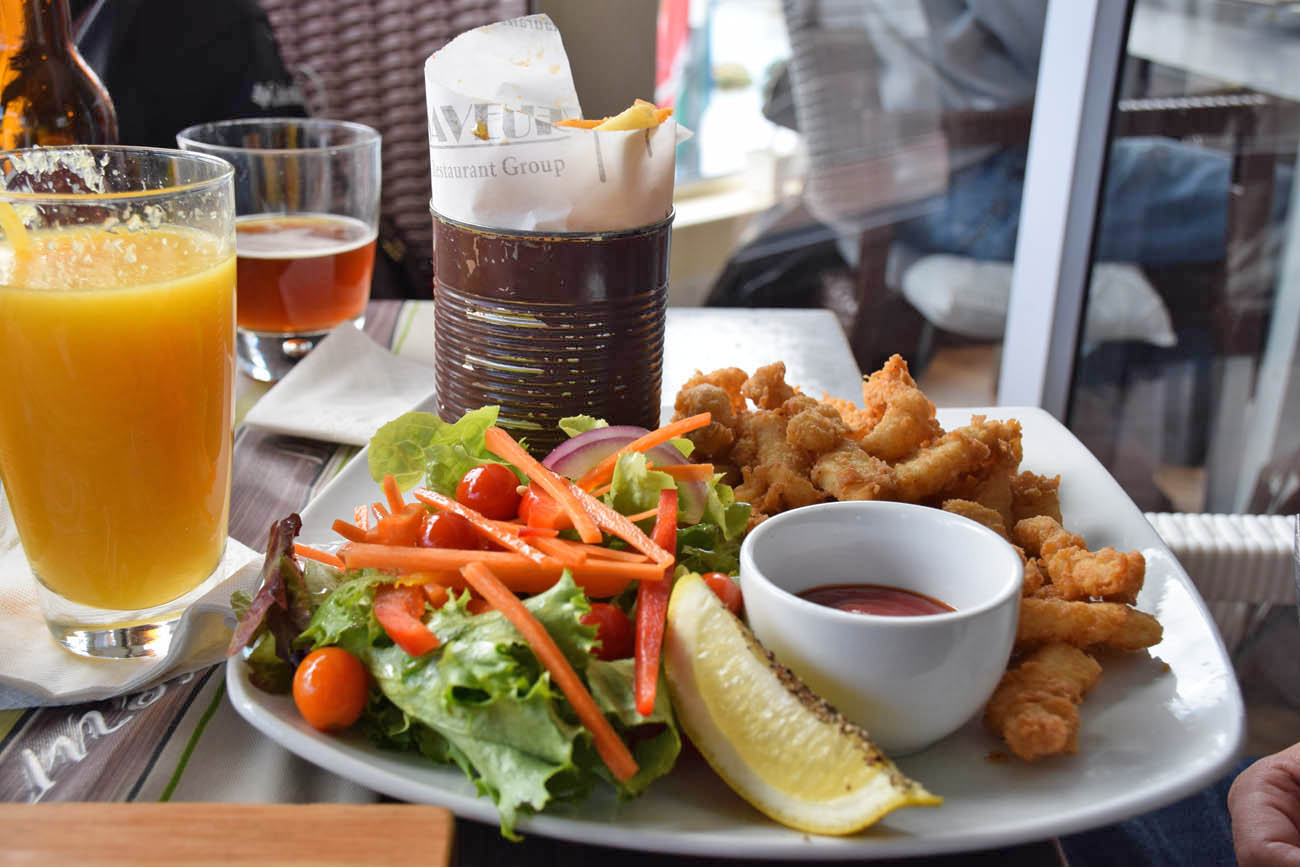 O prato de lula imperdível para quem gosta de frutos do mar | Restaurante Saveur - Simon's Town