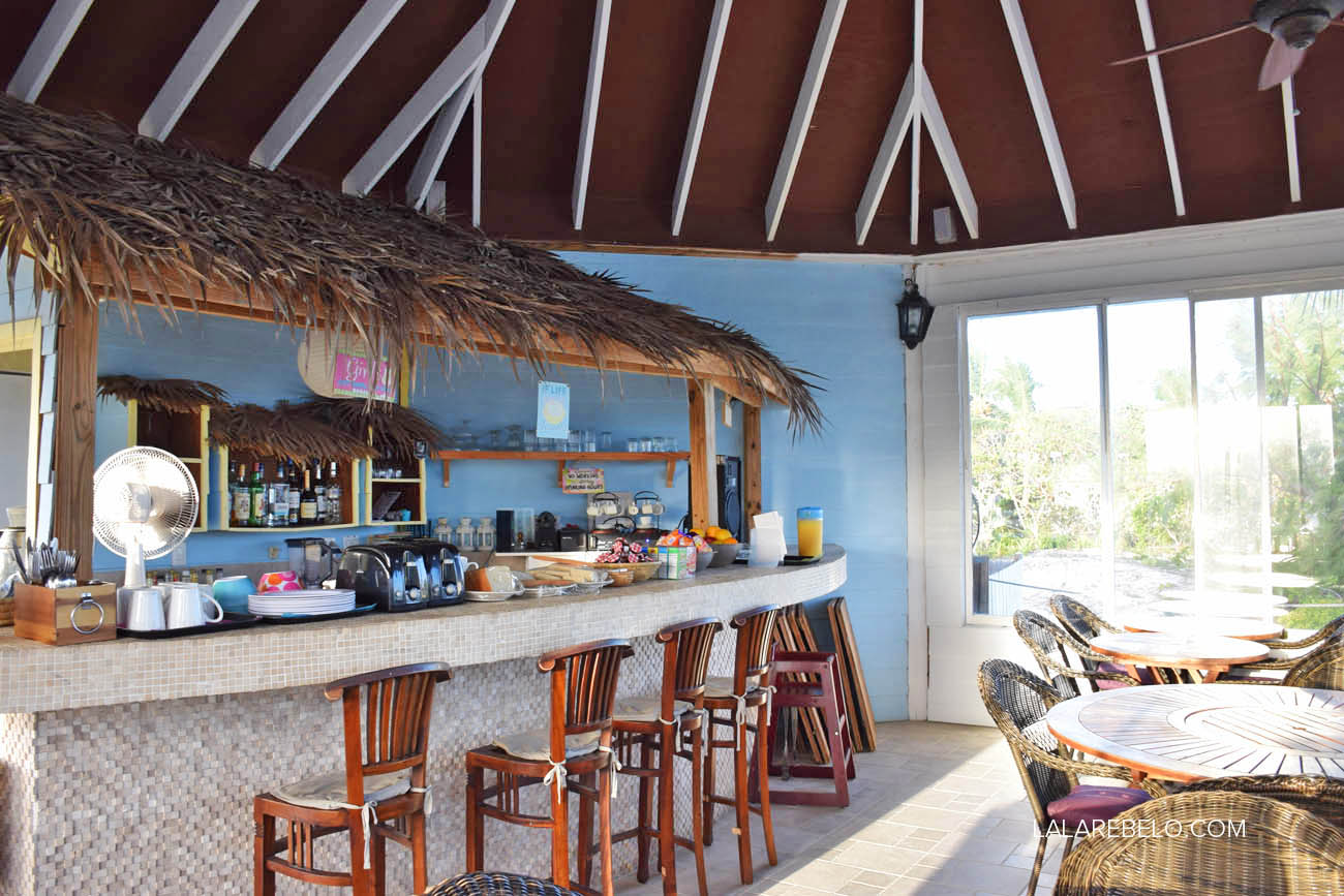 Café da manhã (Restaurante La Fourchette) - Hotel Paradise Bay - Great Exuma - Bahamas
