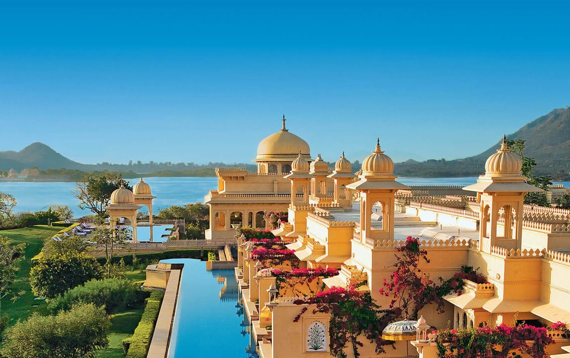 As piscinas mais lindas do mundo - Oberoi Udaivilas India
