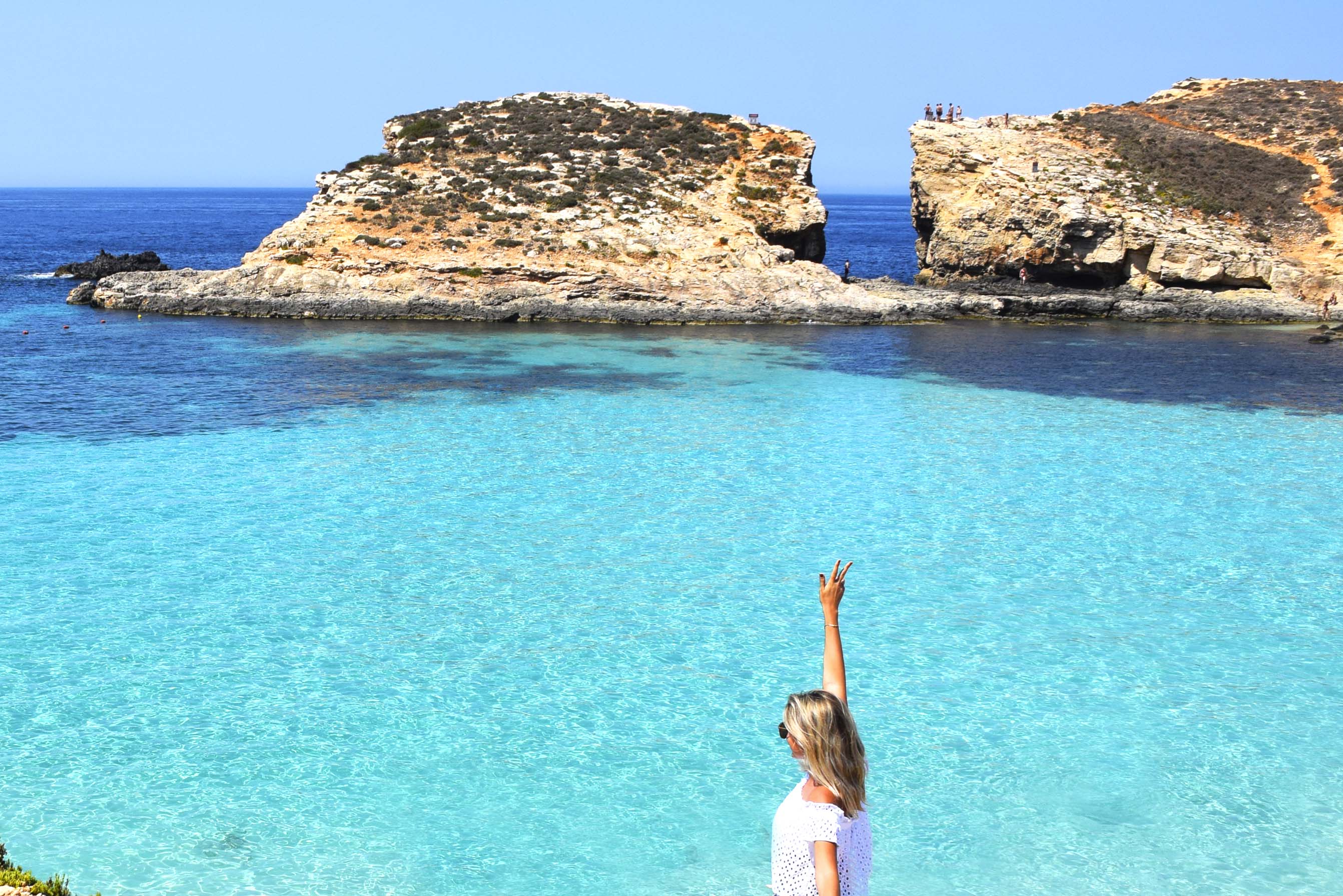 Blue Lagoon na Ilha de Comino, em Malta | foto: Lala Rebelo
