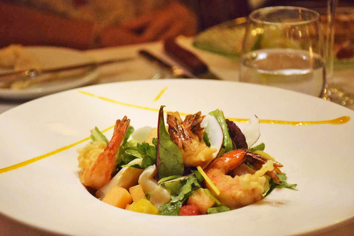 Prato do jantar à la carte do Restaurante Le Vanille - Le Taha'a Island Resort | foto: Lala Rebelo