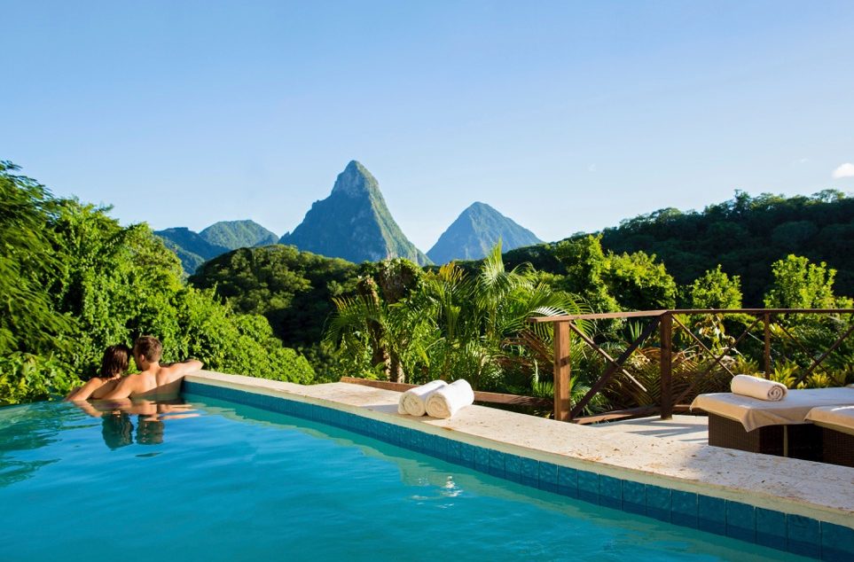 Piton Pool Suite Casuarina no Anse Chastanet Resort, em St Lucia | foto: divulgação