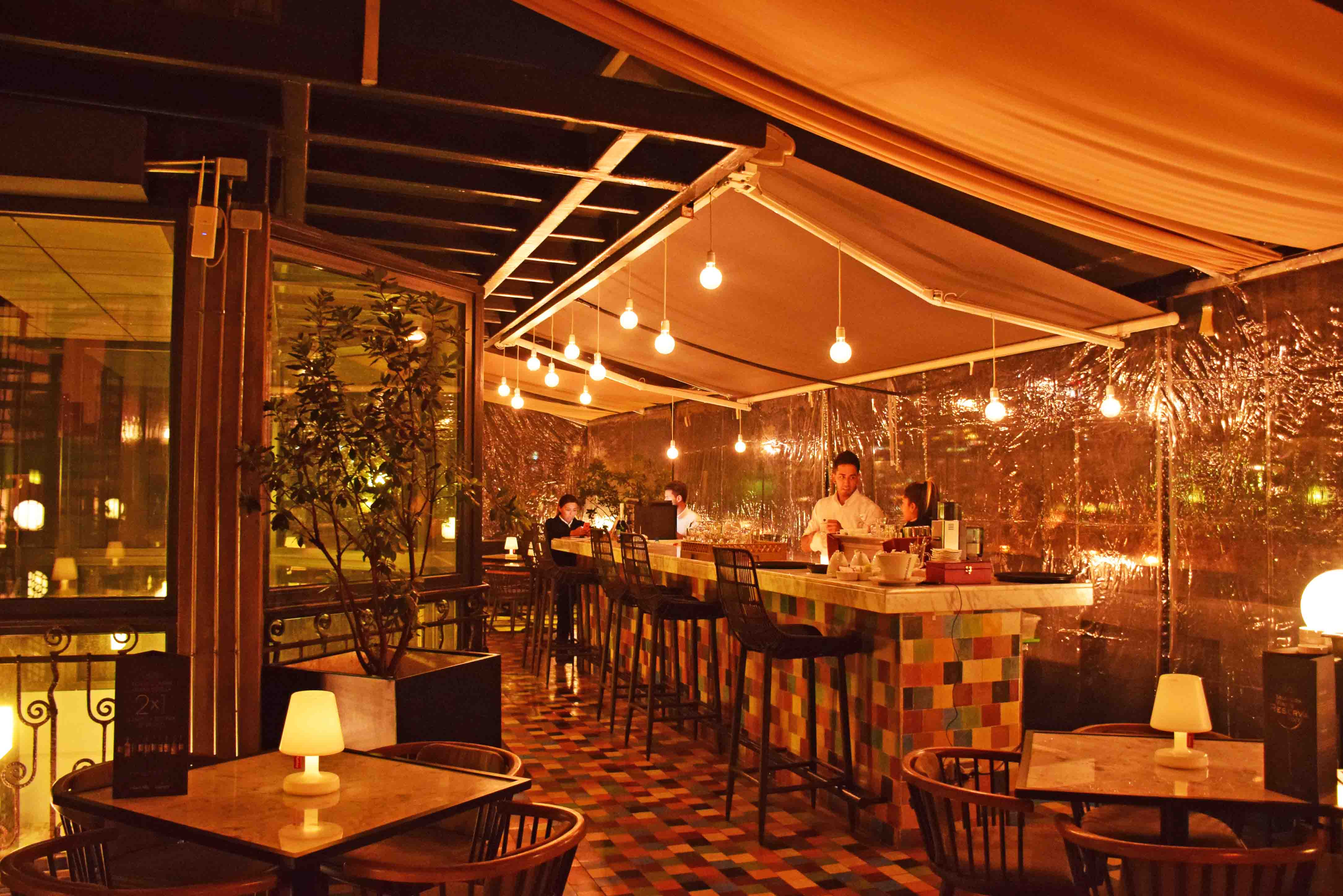 restaurantes bares em santiago chile - terraza k - lastarria