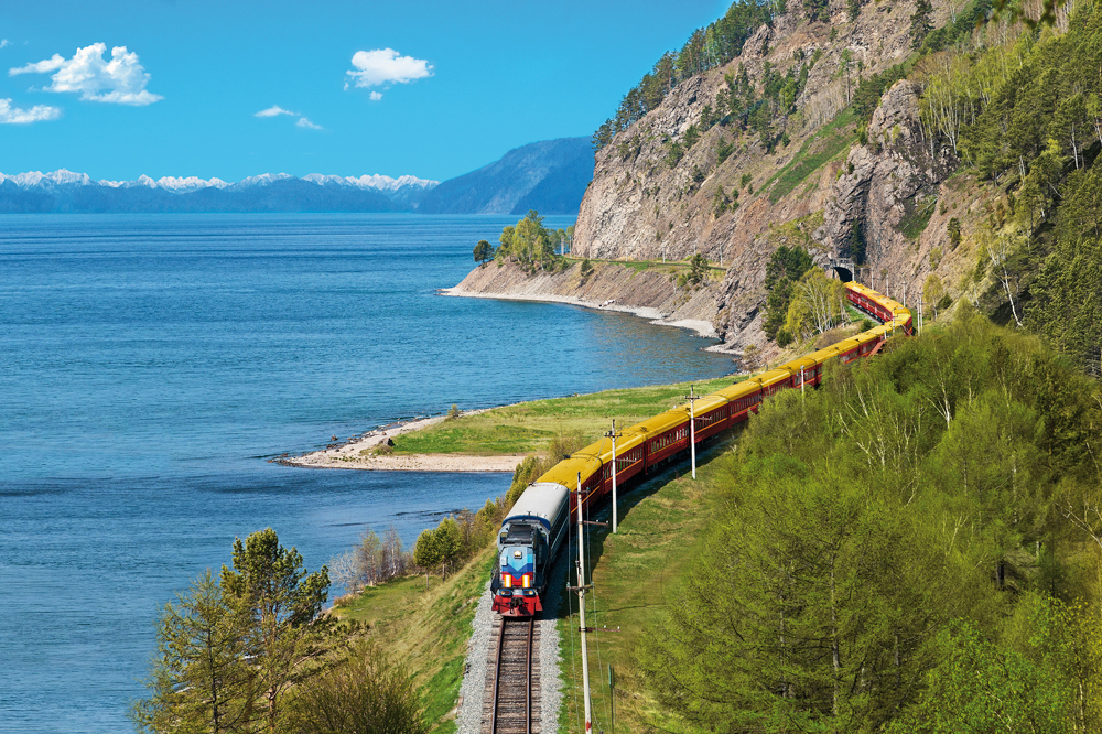 Viagem de volta ao mundo de trem - Trem Transiberiano - Lago Baikal
