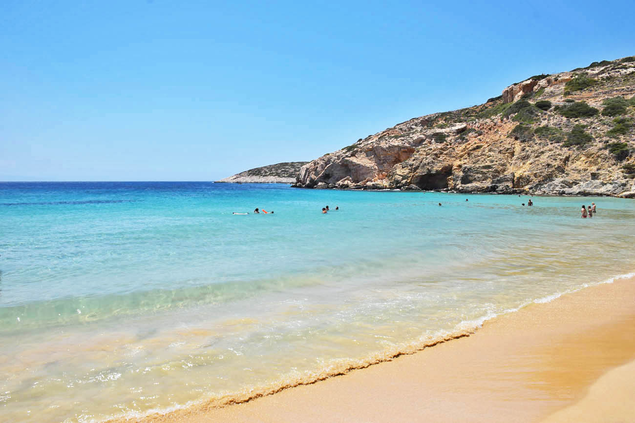 Kedros Beach - praia de nudismo em Donoussa - Grécia