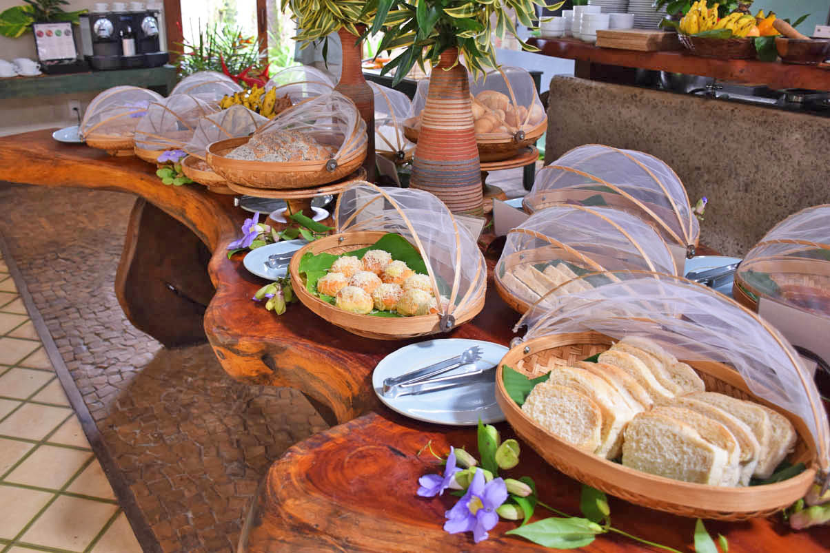Café da manhã do Txai Itacaré Resort