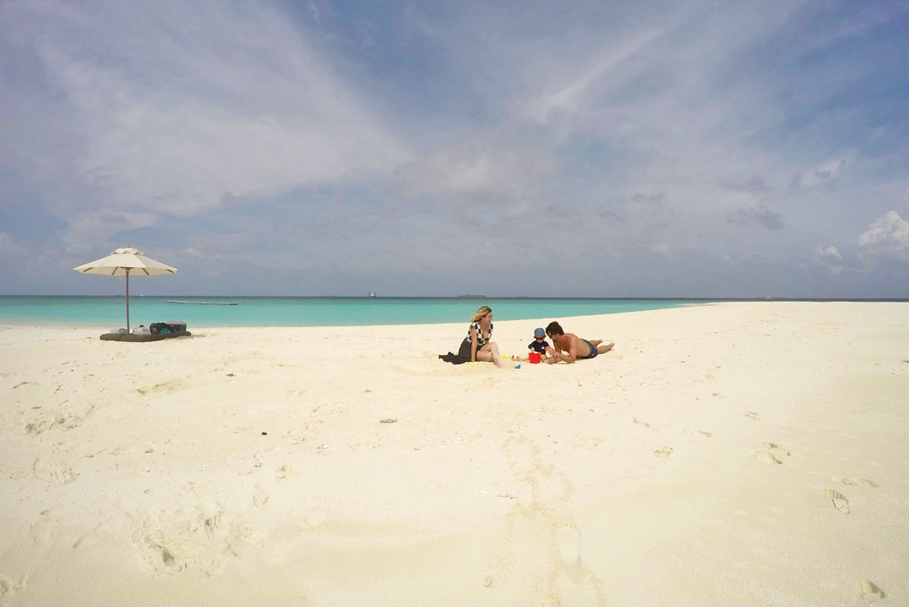 Soneva Fushi Maldives sandbank
