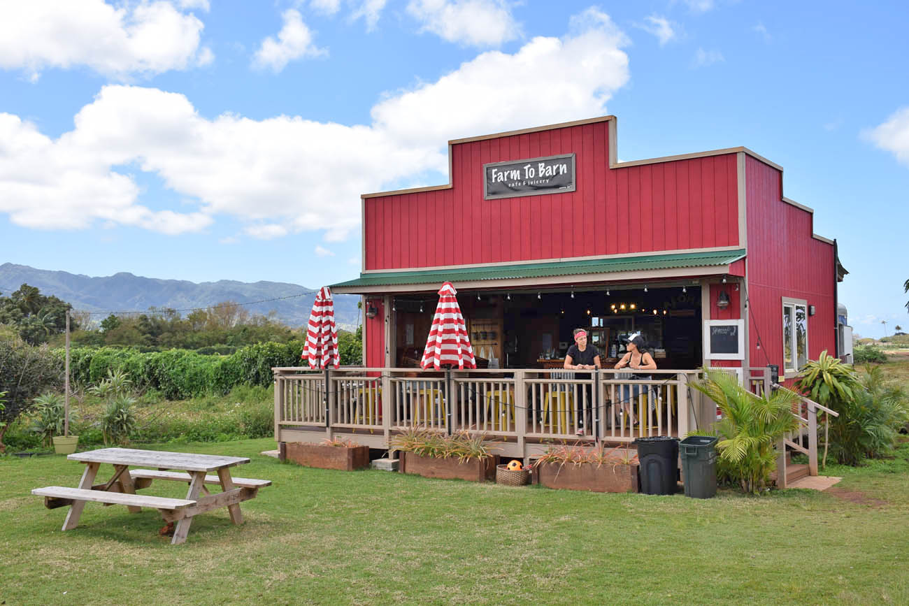 Farm to Barn Cafe Haleiwa North Shore Oahu Hawaii
