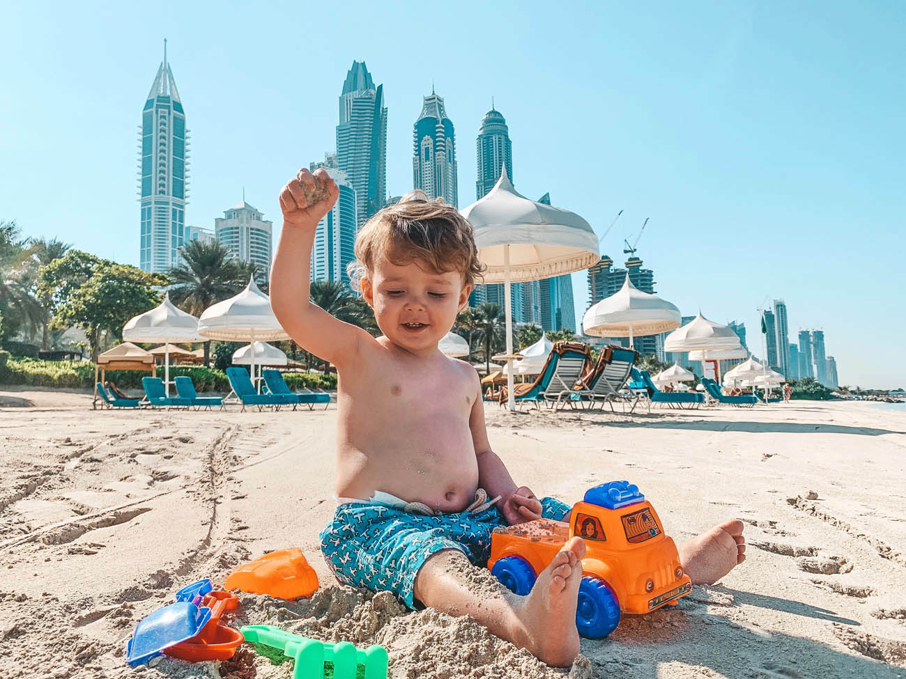 Dubai com criancas - praia one and Only Royal Mirage