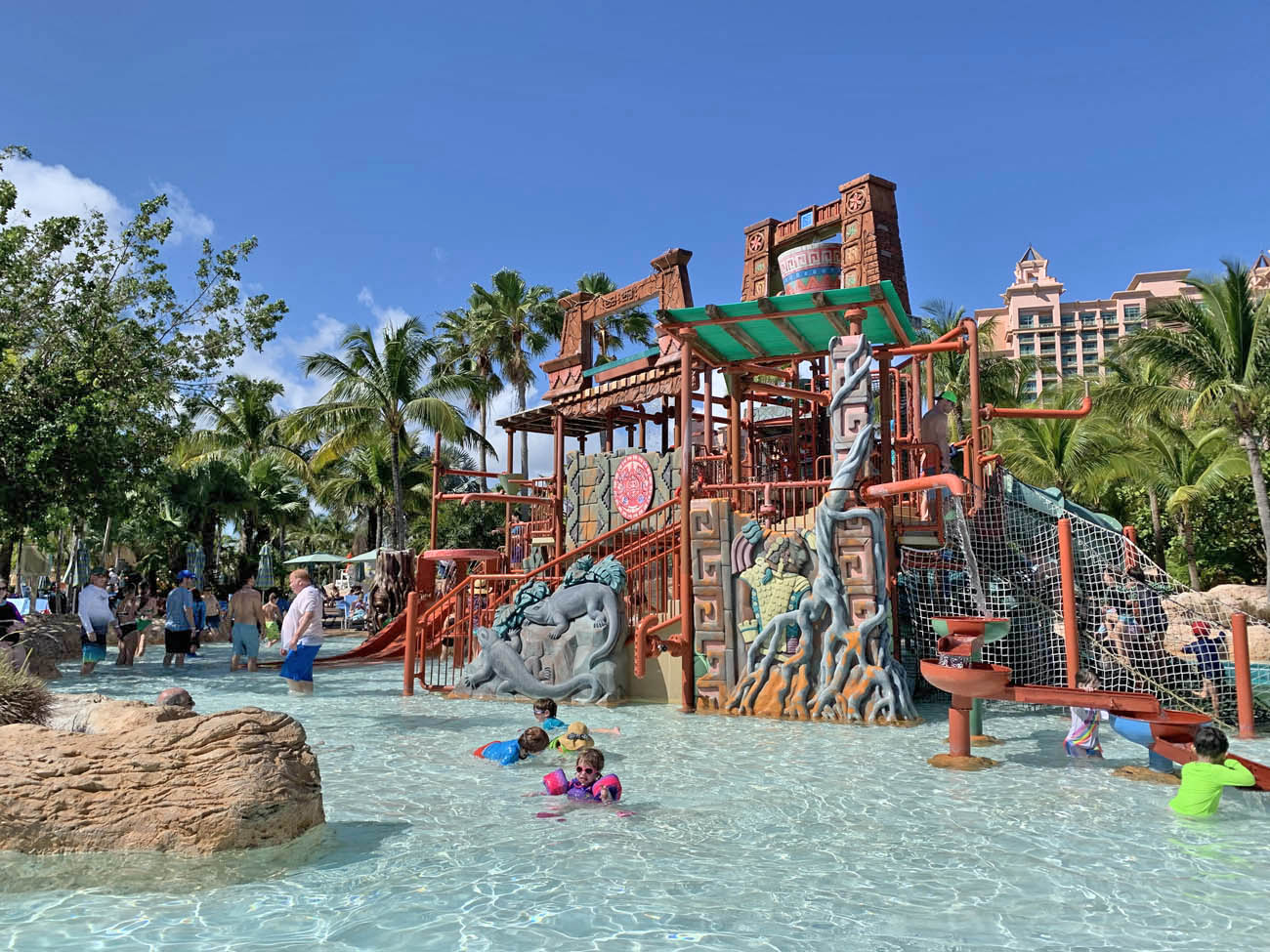 Atlantis Bahamas - parque aquático Aquaventure - crianças - Splashers